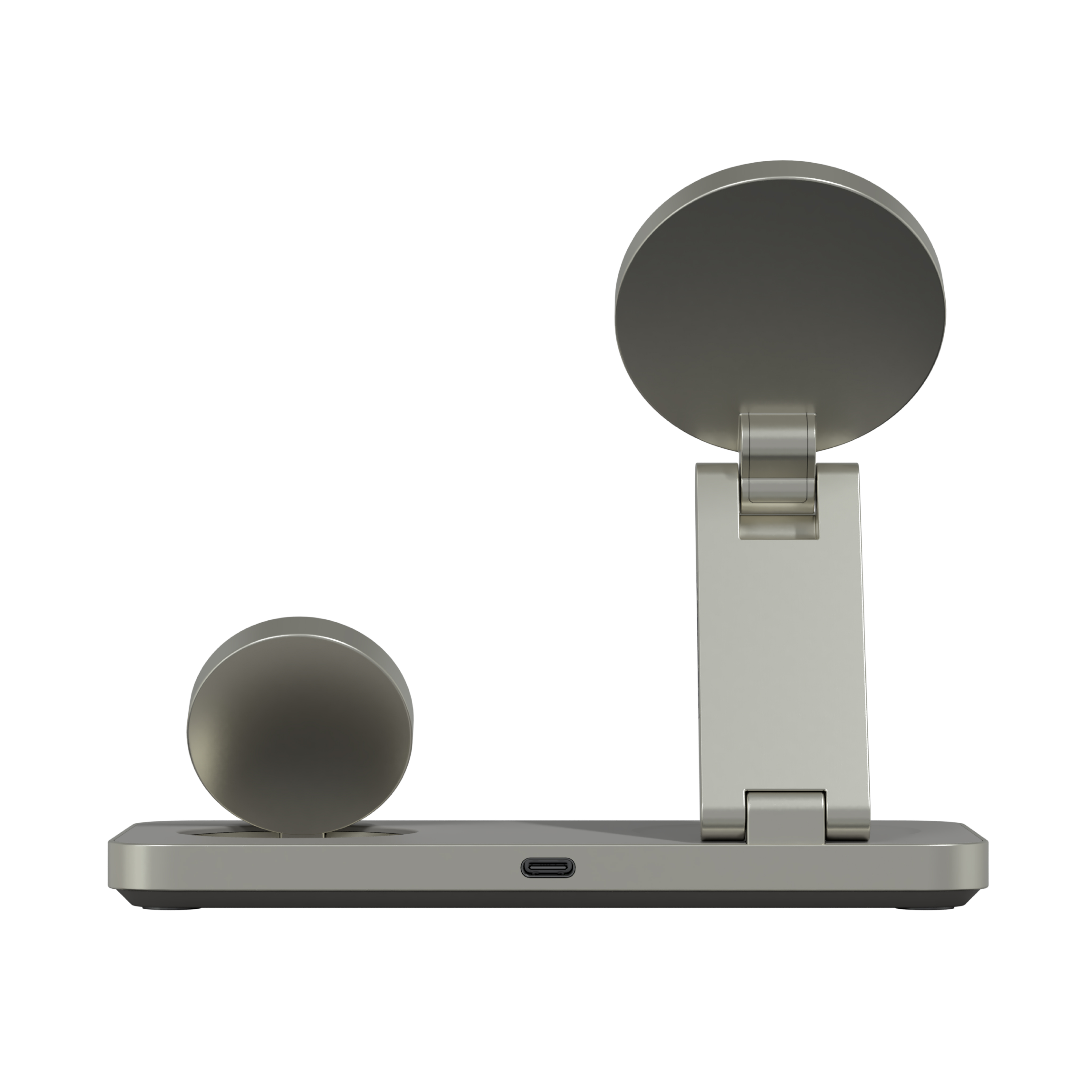 Зарядная станция 3 в 1 Magssory Yoga для Apple Qi2 Titan, Титан — WCH016 t 6